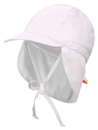 Livingston Kid’s SPF 50+ UV Sun Ray Protective Safari Hat w/Neck Cover Sun Hat for Baby