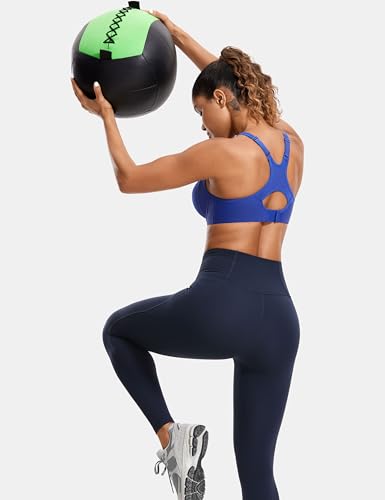Image of SYROKAN Women's Full Support High Impact Racerback Lightly Lined Underwire Sports Bra