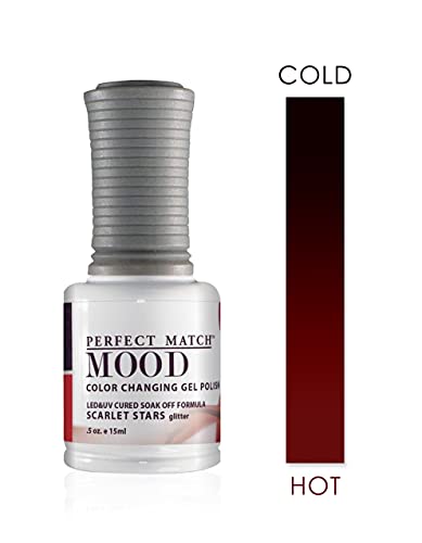 LeChat Perfect Match Mood Gel Polish, Scarlet Stars, 0.5 Fl Oz miniatura 3