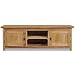 vidaXL Teca Maciza Mueble para TV Soporte Aparador Mueble Auxiliar Televisor