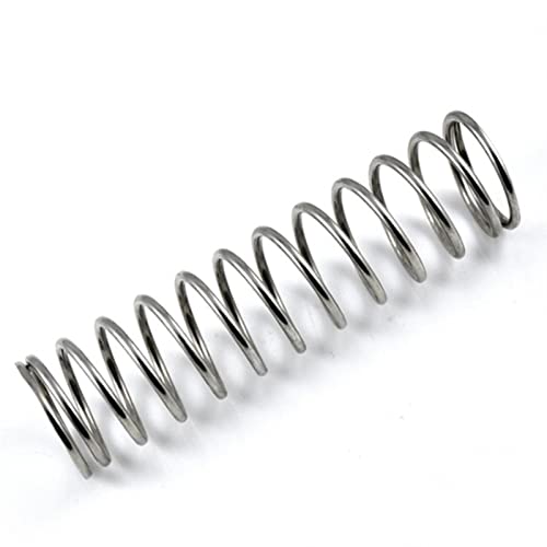 Bclla Zkenyao-Spring Spring Steel Small Compression Release Mechanical Return Pressure Spring OD 1.5mm Wire Dia 0.2mm Length 5-50mm, 20PCS, More Durable (Length : 5mm, Outer Diameter : 1.5mm)