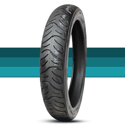 70/100-17 Schlauchlose Reifen, Ersatz für Motorrad Scooter Vorder- oder Hinterrad – 4 PR Verstärkt Straße Hoher Grip 40J 225 kPa Max Druck