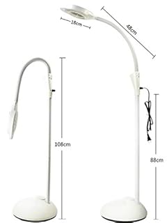 DOBY LAMPADA a LED CON LENTE D'INGRANDIMENTO 8 DIOTTRIE con STATIVO