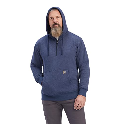 Image of ARIAT Men's Rebar Workman 1 /4 Zip Hoodie