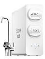 Stokk Tankless Reverse Osmosis System, 8 Stage Reverse Osmosis Water Filter, NSF/ANSI 58&42&372 Under Sink RO System, 2.5:1 Pure to Drain, Smart LED Faucet, Reduce PFAS, 600 GPD, S1 Plus White