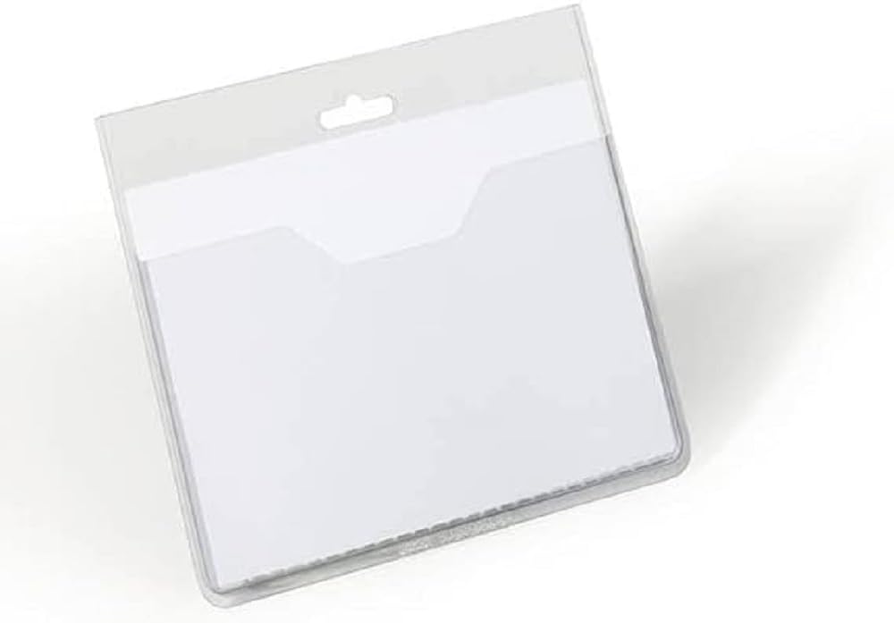 Durable 813619 Visitors Badge Without Clip