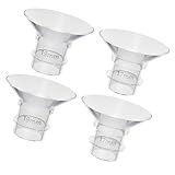 Inserts de bride de rechange – fabriqués en silicone résistant à l'usure, ces connecteurs pour tire-lait sont pratiques à utiliser. inserts de bride transparents