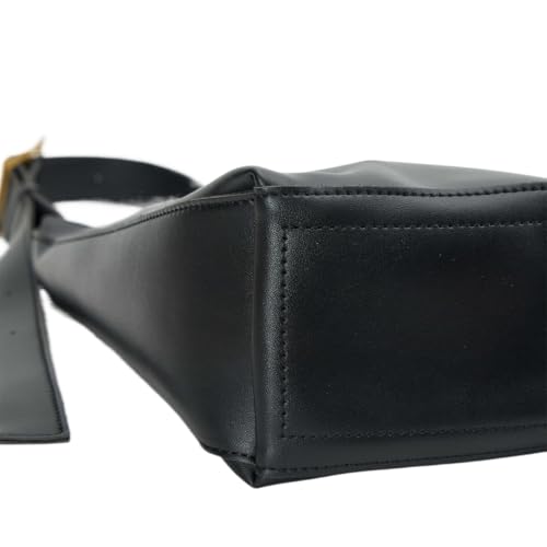 Image of NEBIL PU Leather Bucket Bags For Women,Slouchy Shoulder Bag Purses Hobo Tote Bags with Wallet