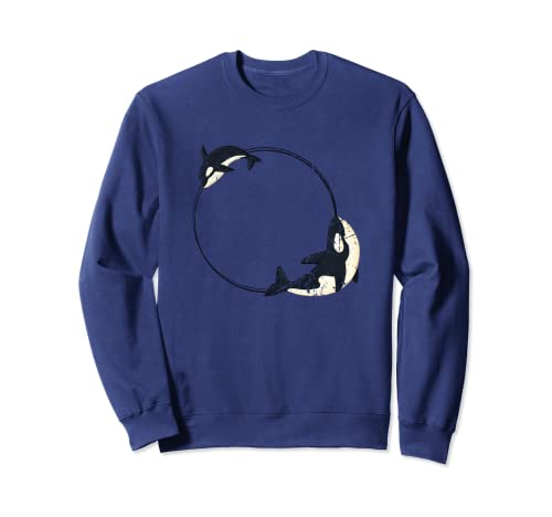 Hombres y mujeres Cool Orcas Whale Cute Orca Lover Sudadera