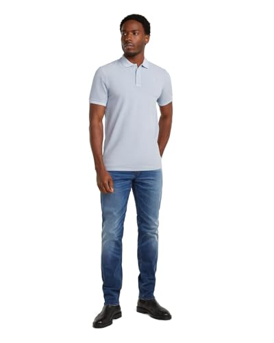 G-STAR Raw C.V. Men's Dunda Overdyed Slim Polo Shirt, Blue, Medium – Ansicht 6