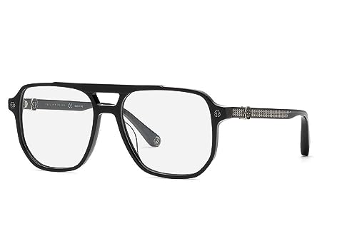 Philipp Plein VPP084M lunettes de soleil homme shiny black de luxe 56mm