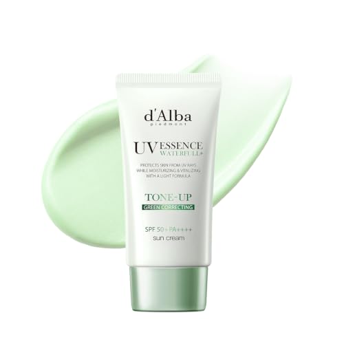 (-15%) d'Alba Piedmont Clean Tea Tree Liposome Tone-Up Sun Cream (Grün), SPF/LSF 50+PA++++, Reiner und Veganer Hybrider Rosafarbener Feuchtigkeitscreme, Leuchtender und Aufhellender Sonnenschutz (50ml)