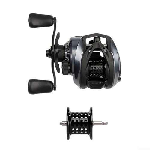 Moulinet en nylon avec bobine en aluminium 7075 pour pêche au lancer