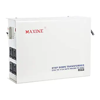 MAXINE 4 Kva/4000 Watts Copper Auto Wound Voltage Converter 220 V to 110 V Step Down Toroidal Transformer for American Products