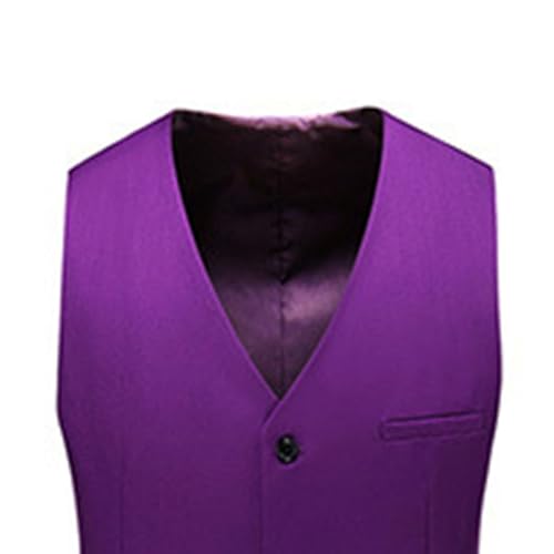 Costume d'affaires pour homme avec blazer ajusté à revers cranté robuste - 4