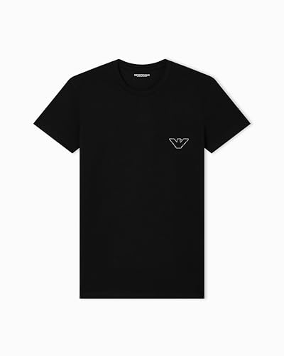Emporio Armani Megalogo T-Shirt pour Homme, Noir, S