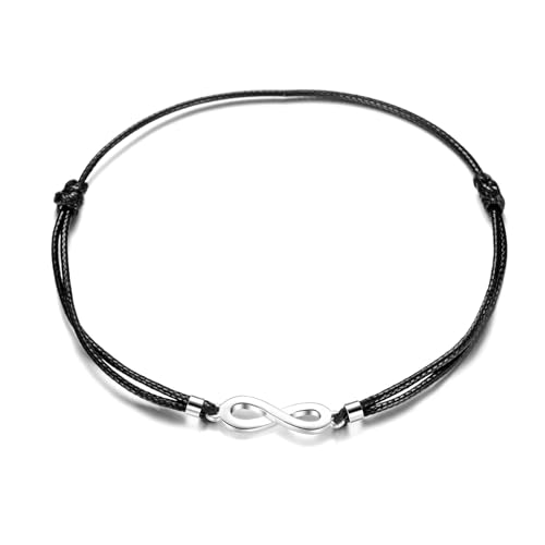 Image of Philip Jones Sterling Silver Corded Infinity Bracelet