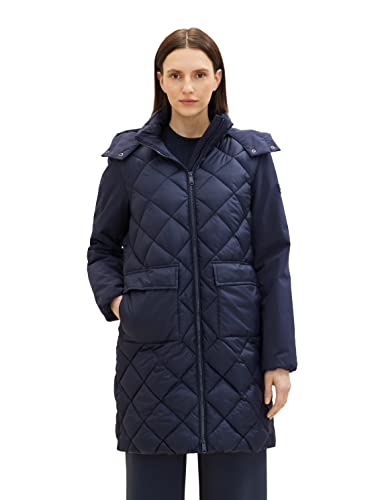 Doudoune femme avec poches amovibles manteau matelassé anti-froid ajustable