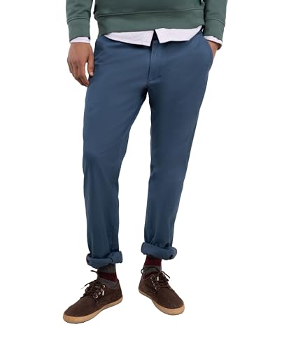 El Ganso Pantalón Chino Azul Slim Fit