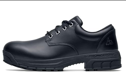 Shoes for Crews Cade, Men's Slip Resistant Food Service Work Sneaker, Black, Size 10 Wide