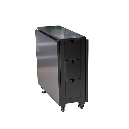 ܂肽ݎ_CjOe[uiLX^[ƈotA֎q8rtj - Ƒł̐HRpNgȃXy[XɍœKȏȃXy[X\[VCBlack 1 table + 4 chairs