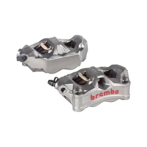 brembo(�u�����{) STYLEMA ���W�A�� ���m�u���b�N 4P �L�����p�[ �`�^�j�E���A���}�C�g ���b�h���S ���E�Z�b�g ��30 ��t�s�b�`:100mm 220.D020.10