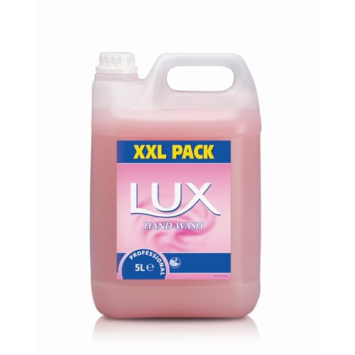 Diversey Lux 5 l 7508628 - Gel de Lavado de Manos con Profumación Floral - 5 Lt - 5000 ml - Sin Fragancia - Blandidor de Tejidos