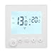 NDNCZDHC Smart Thermostat for Home 5-60℃ Temperature Setting Programmable Digital Thermostat with LCD Display NTC Temperature Sensor AC90V-240V(3A Plumbing/Boiler)