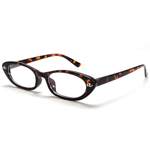 Image of boten Cat Eye Blue Light Blocking Glasses for Women Men Small Oval Eyeglasses Anti Glare Nerd Eyewear