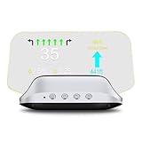 MAIMEIMI OBD2 Digital Speedometer for Car with Turn Indication, OBD2 & GPS Dual System, RPM, Water Temp, PSI, Volt, Mileage, 4 Alarm, Heads up Display HUD Projector MPH for Most 2008+ Sedan