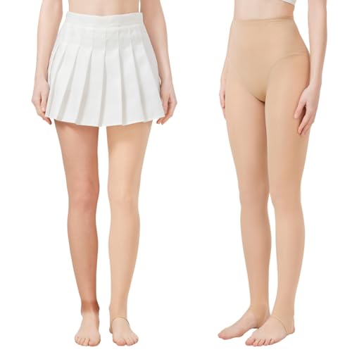 Tights Stirrup Leggings Golf Stocking UV Sun Protective Pantyhose Tights for Women Outdoor Sports 80D Skin3