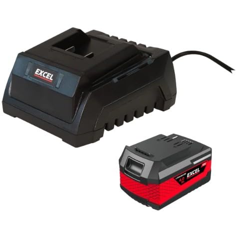 Excel 18V 4.0Ah Li-ion Battery & Fast Battery Charger 2.3A