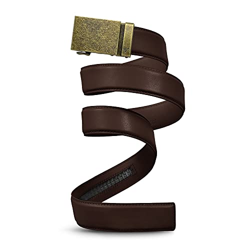 Image of Mission Belt Men's Leather Ratchet Belt, 40mm Metal Collection