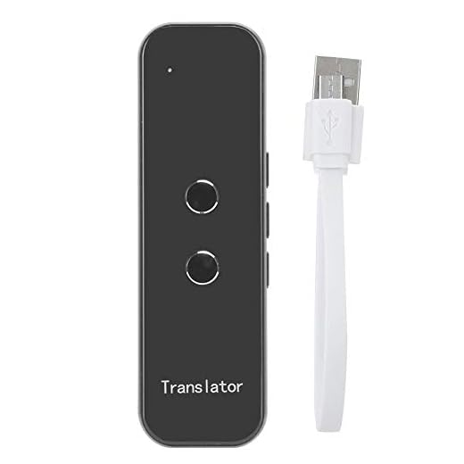 Flerspråkig Smart Röstöversättare, Språköversättare i Realtid med Brusreducering Tvåvägs Bluetooth-översättare för Att Lära Dig Tal och Resa