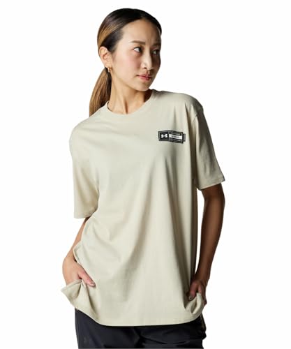 [A_[A[}[] UA Live Oversize Graphic SS2 Khaki Base L