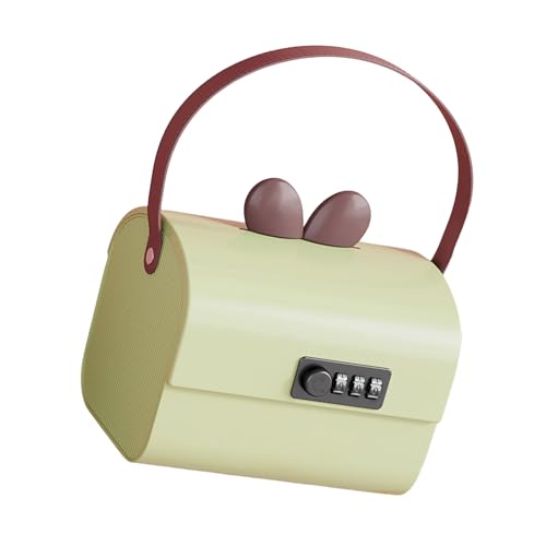 Shurhome Unique Handheld Treasure Box Storage Organizers with Perfect for Storing Valuable Items and Memory for All Ages Secure Storage Box