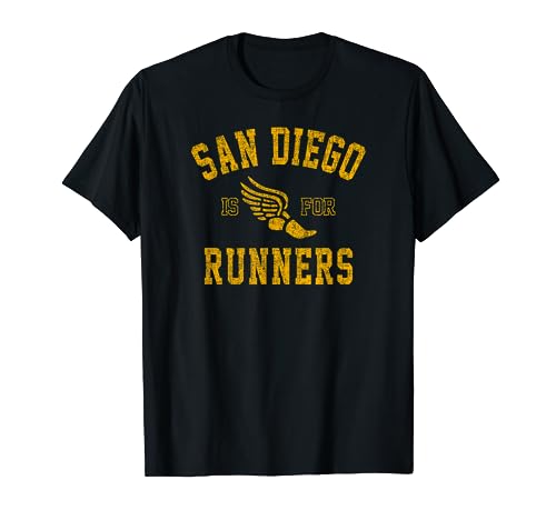 Estilo vintage San Diego California es para corredores Camiseta