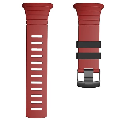 Bracelet Suunto Core rouge - Accessoire de remplacement en TPU pour montre de sport