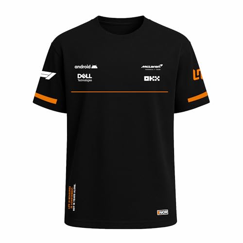 Image of MC-Car Motorsport T-Shirt 100% Cotton Car Printed Tshirt for Car Enthusiast for Men & Women Black Tshirt