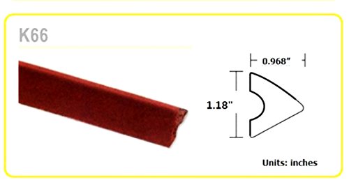 Ozone Billiards K66 Rubber Bumpers Pool Table Rail Cushions (Set Of 6) - 8 Foot #TOP1
