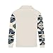 Muscularfit Sweatshirts for Men Zip Up Aztec Ethnic Western Pullover Fall Fashion Long Sleeve Ethnic Print Graphic Tee Shirts western sweatshirts for men Beige L