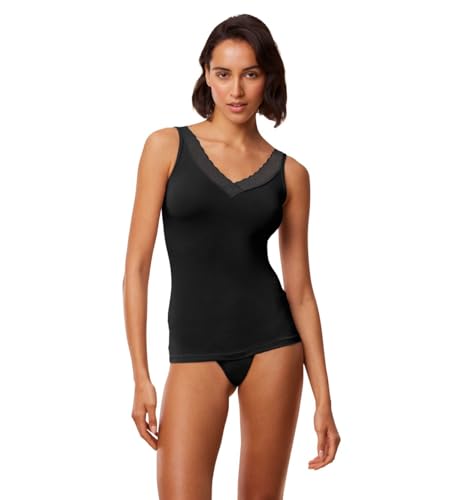 Triumph Mujer Feel of Modal Tank Top, Shirt, Black, M