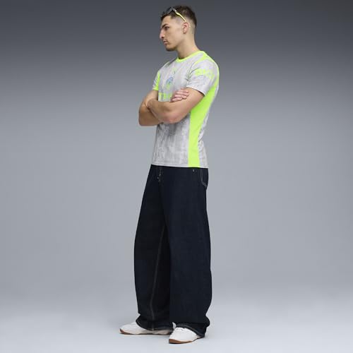 PUMA Manchester City FC Men's 3rd Jersey 25/26, Blue (Cool Weather x Pro Green), xs