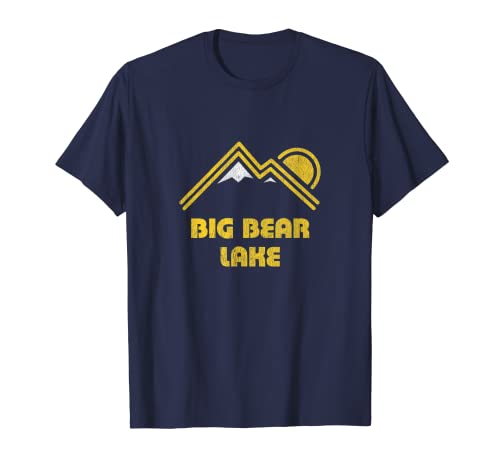 Camiseta retro Big Bear Lake California Camiseta