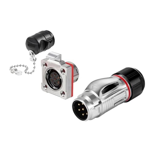 Conector Industrial de Aviación Metal Formal BD-20 7 Núcleos miniatura 1