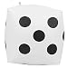 Dés Gonflables Géants Jouet de Piscine Gonflable de 15,7 Pouces, dés gonflables Portables activités de fête d'intérieur Fournitures Prop Jouet de Jeu pour Les Jeux de pelouse (Blanc)