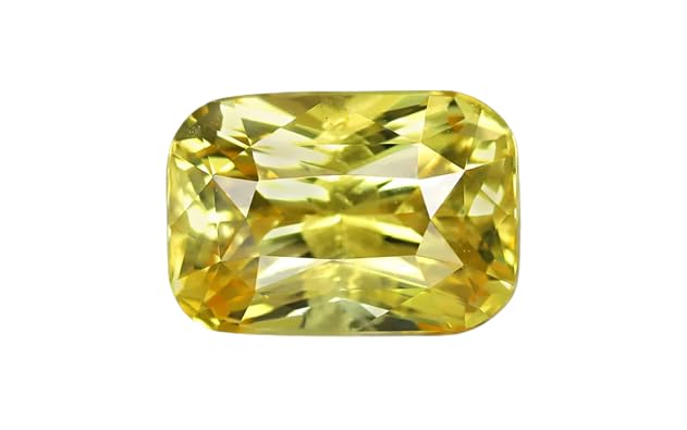 Saphir jaune Pukhraj 3,33 Ratti pour astrologie védique et création de bijoux
