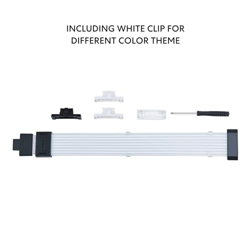 Image of Lian Li Strimer Wireless 16-Pin GPU RGB Power Extension Cable, 2.4GHz Wireless Lighting Control, 370mm (14.56 in) 8 Light Guides, Controller Required (Not Included) (PW16-81W)