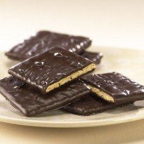 Giambri s Quality Sweets-Belgian Dark Chocolate Covered Graham Crackers, 6.9 oz .
