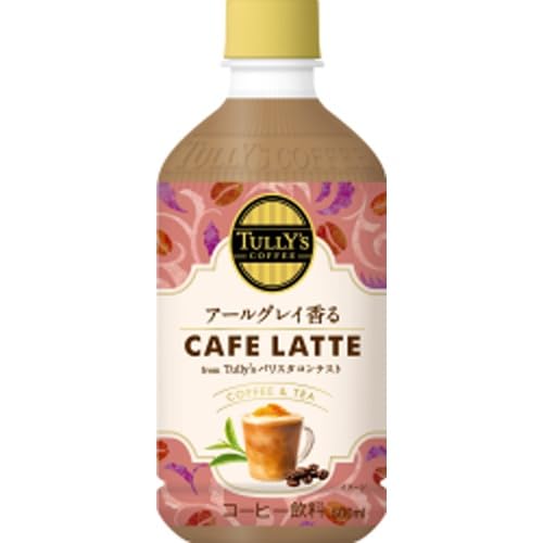 TULLY'S COFFEE アールグレイ香るカフェラテ 500ml×24本 PET